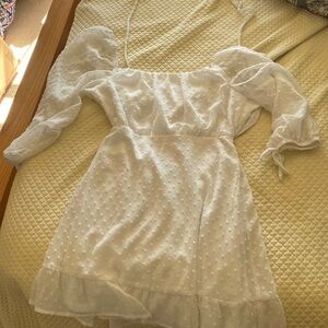 White mini dress from kolhs